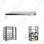 Blueboy 4 x 1.5 Feet Metal (GI) Shelf for Boltless Steel Storage Racks